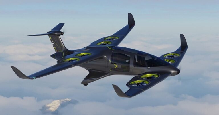ascendance flight applied sciences designs 5-seater hybrid VTOL plane