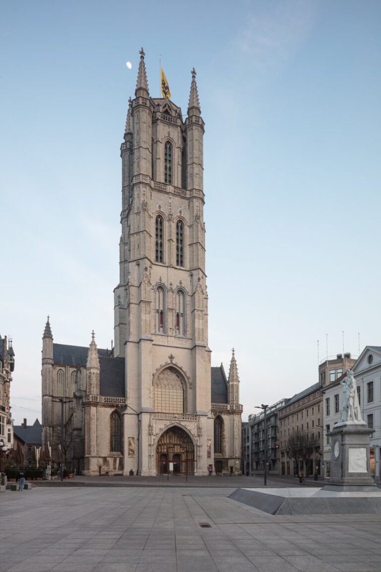 the ghent altarpiece takes middle stage in belgium cathedral restoration by bressers architects
