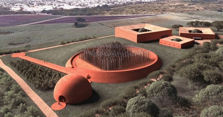 david adjaye shapes barbados heritage district together with a memorial to western slavery