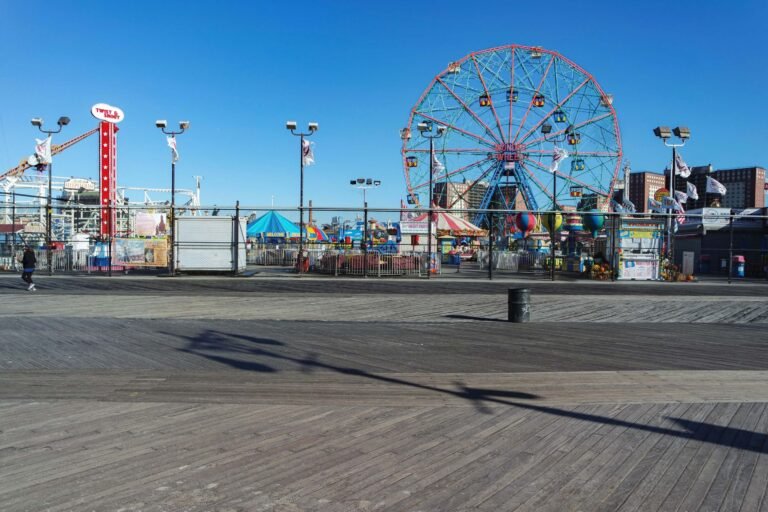 The Coney Island Boardwalk shall be changed by plastic and concrete