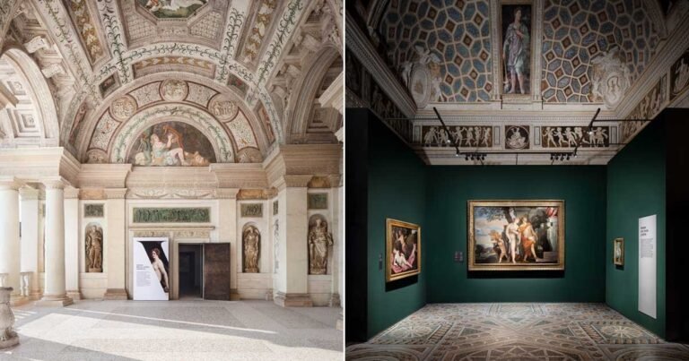 lissoni & companions completes fondazione palazzo te fitout with pure inexperienced volumes