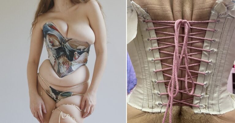 michaela stark’s lingerie items sculpt and disfigure the physique