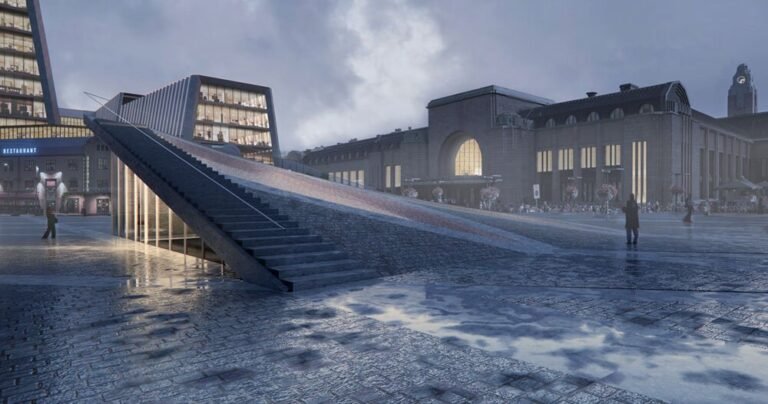 snøhetta unveils successful design of klyyga city sq. in helsinki