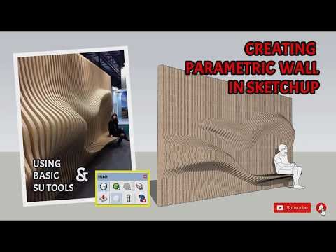 Growing Parametric Wall in SketchUp (lumber modeling)