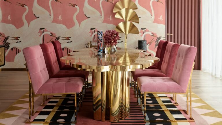 Tour a Completely Trippy Pink and Purple Melbourne House in Which Artwork Deco Components Shine