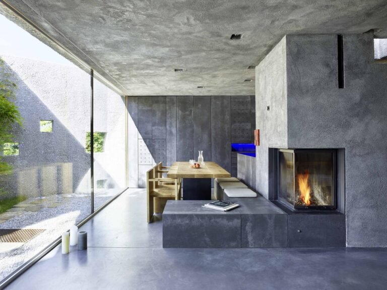 Concrete Benches: Furnishings for Inside and Outdoors the Residence