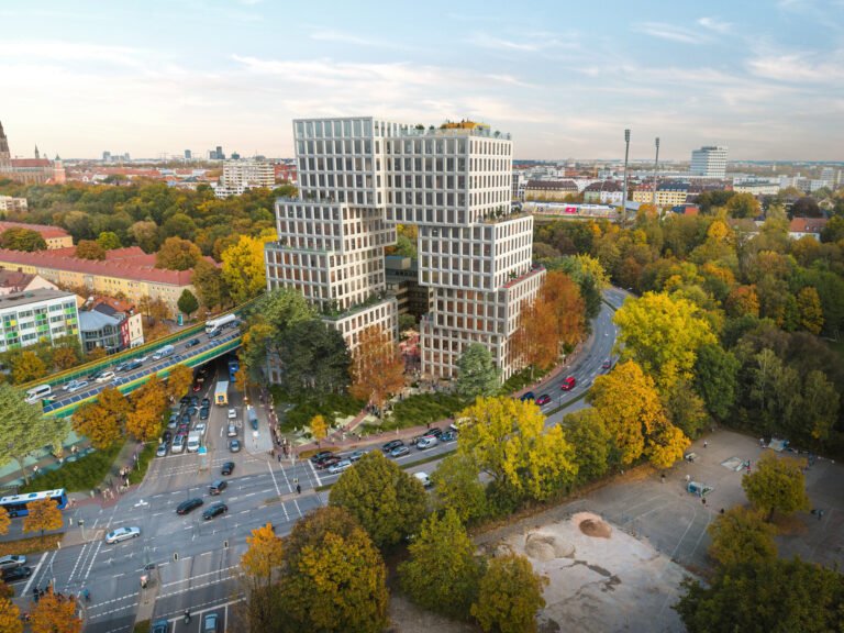 MVRDV Renovates Present Constructing Complicated and Designs Two New Towers in Munich
