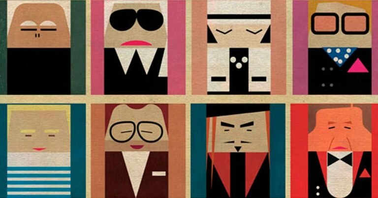 federico babina captures the essence of 20 trend icons in his newest art work