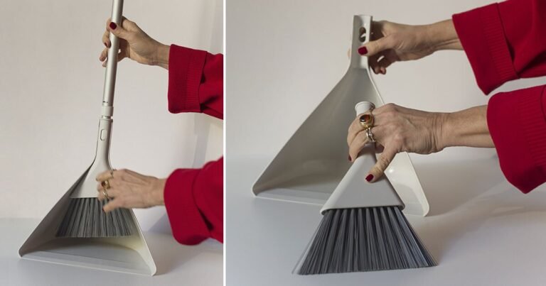 able to be swept off your toes by studio irvine’s dustpan & broom for MUJI?