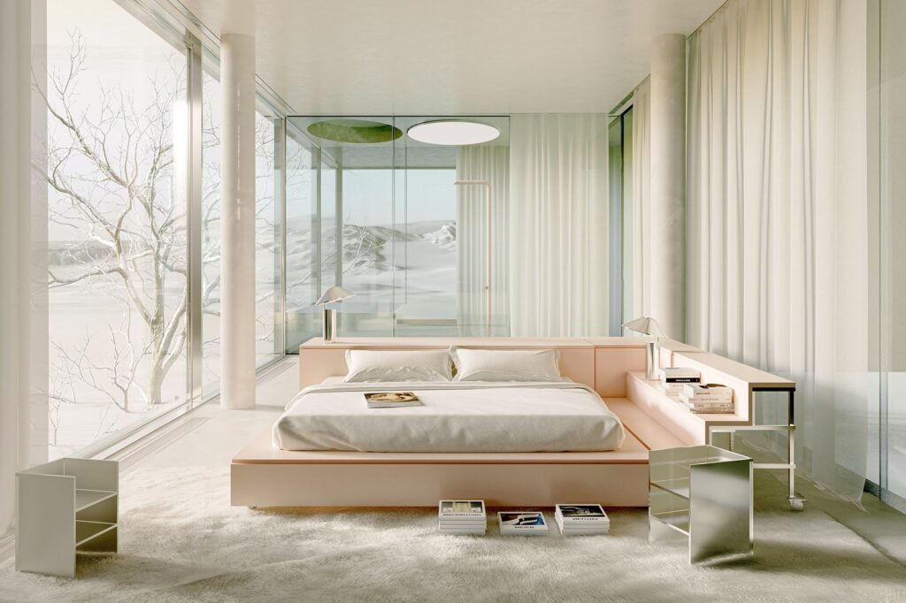 غرفة نوم Andrs Reisinger Winter House
