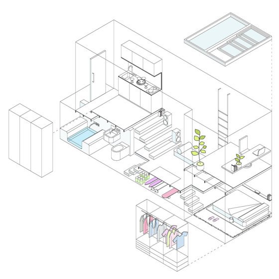 9 micro-living examples of tips on how to dwell with much less area | Information | Architonic