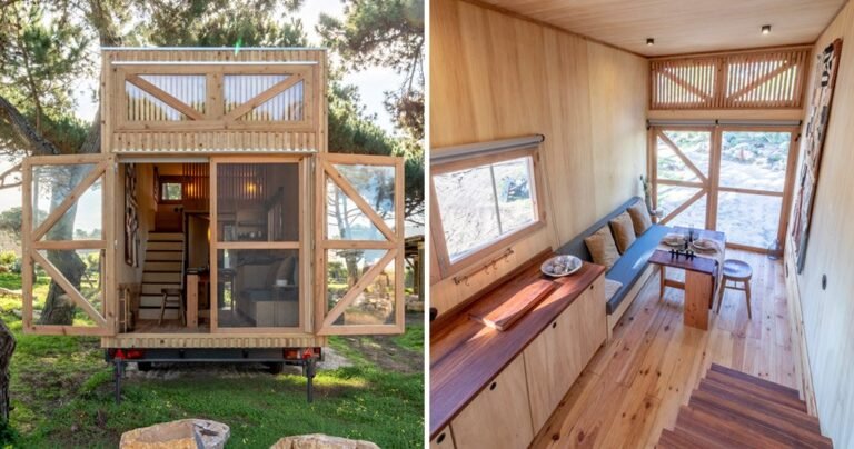 madeiguincho unveils its newest off-grid ‘tiny home on wheels’ in portugal