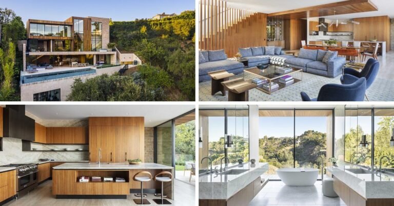 A Steep Rugged Hillside Created An Attention-grabbing Architectural Alternative For This New Residence