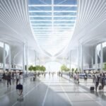 Aedas fashions its zhanjiang central station hub after a blossoming ‘bauhinia’ flower