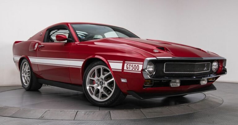 retrobuilt sends this 2008 ford mustang back to 1969 with a ‘reverse restomod’