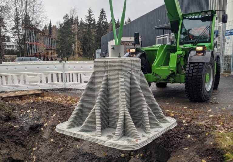 3D Printing with Low-Carbon Concrete: Reducing CO2 Emissions and Material Waste