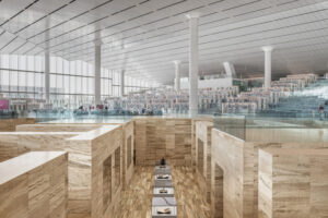 OMA و Herzog & de Meuron و ELEMENTAL لتصميم ثلاثة متاحف جديدة في قطر ، مكتبة قطر الوطنية / OMA Delfino Sisto Legnani و Marco Cappellett.  صورة © OMA