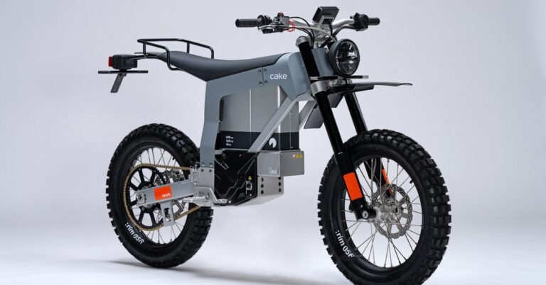 swedish brand CAKE will start using paper materials in electric motorcycles