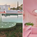 pastel pinks & greens inject vitality to renovated 1988 residence by cierto estudio in barcelona