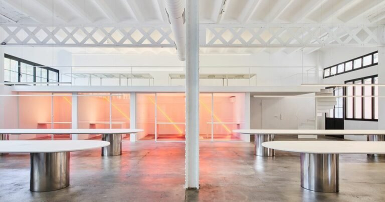 isern serra curates industrial minimalism in barcelona with these workspaces for TheKeenFolk