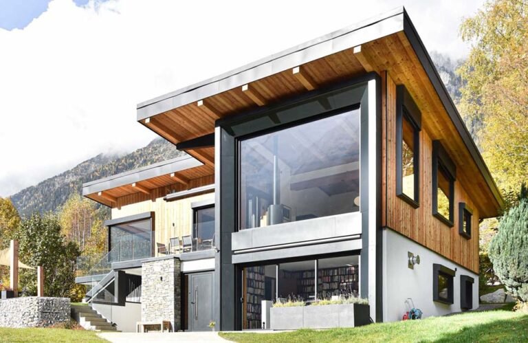 The Large Picture Window On This House Was Designed To Maximize The Mountain And Valley Views