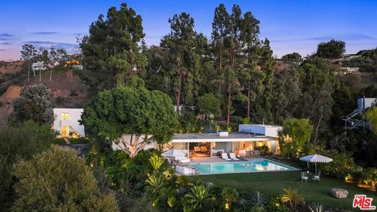 richard neutra’s mid-century modern home in hollywood hills hits the market