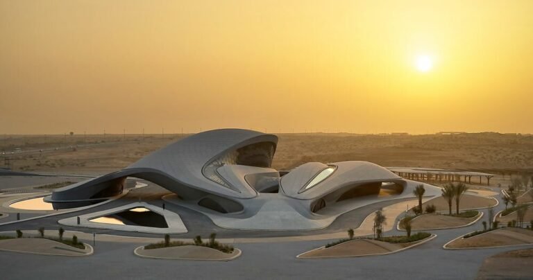 Zaha Hadid Architects sculpts BEEAH Headquarters to mimic the desert dunes of the UAE
