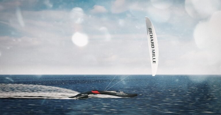 SP80’s sailboat towed by a kite aims to break speed records