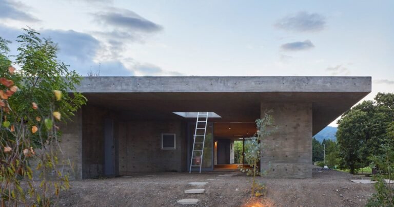 airhouse covers japanese concrete house with habitable green roof