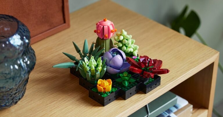 LEGO adds an orchid and succulents to its nature-inspired botanical collection