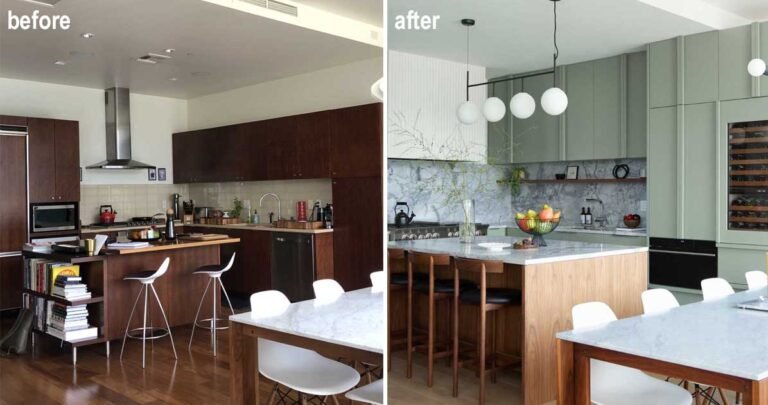 Before & After – An Interior Remodeled With A Soft Color Palette
