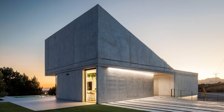 la mirateca completes monolithic & multifaceted concrete dwelling in alicante, spain