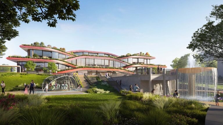 Heatherwick Studio unveils design for Lakefront Library in Columbia, Maryland
