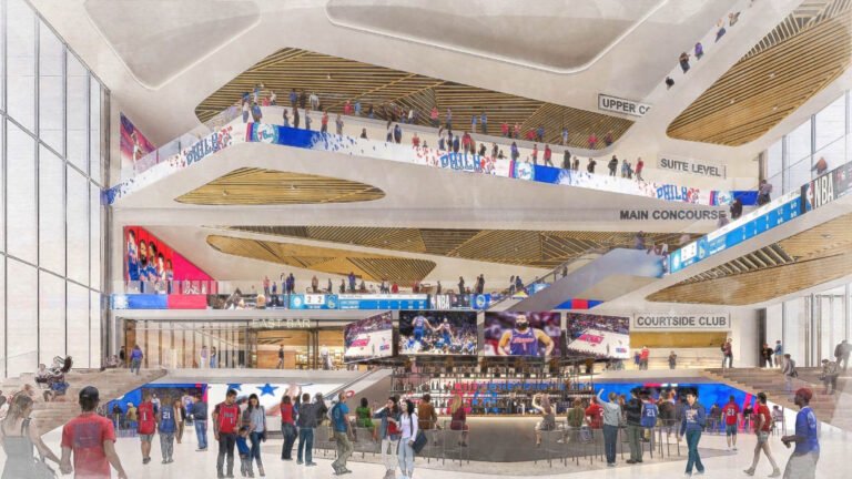 New drawings for Philadelphia 76ers arena revealed amid continuing resident concerns