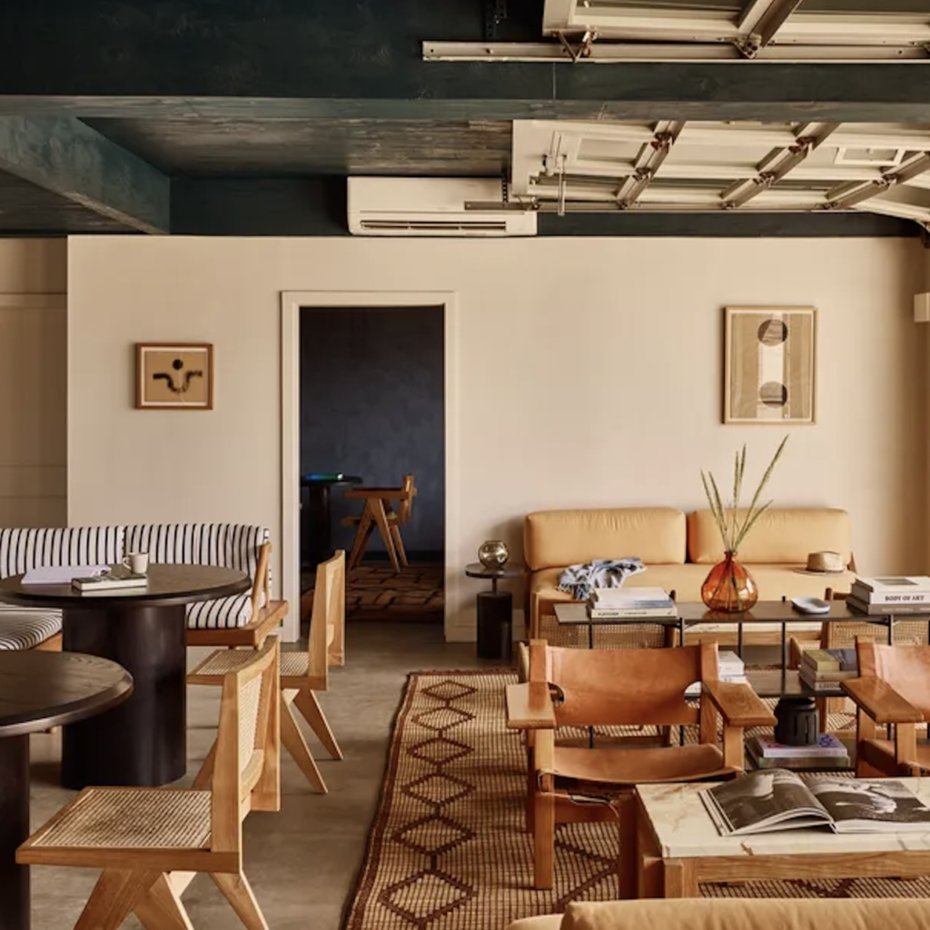 Image may contain: Furniture, Chair, Restaurant, Wood, Cafeteria, Flooring, Table, and Cafe, Hamptons hotels