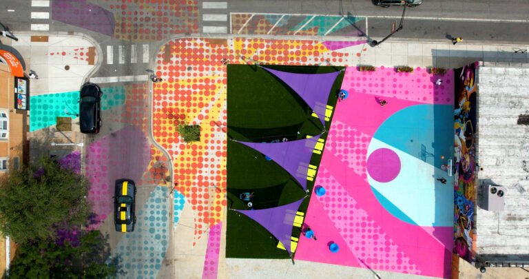 Chroma Chronicles: 6 Colorful Public Spaces Painting the Urban Canvas