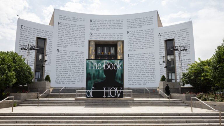Facade of Brooklyn’s Central Library Plastered With Jay-Z Lyrics for Tribute Exhibition