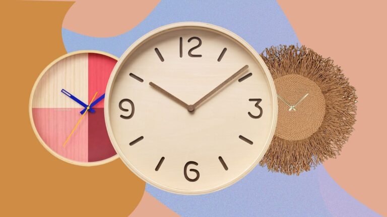 31 Best Modern Wall Clocks to Buy Now