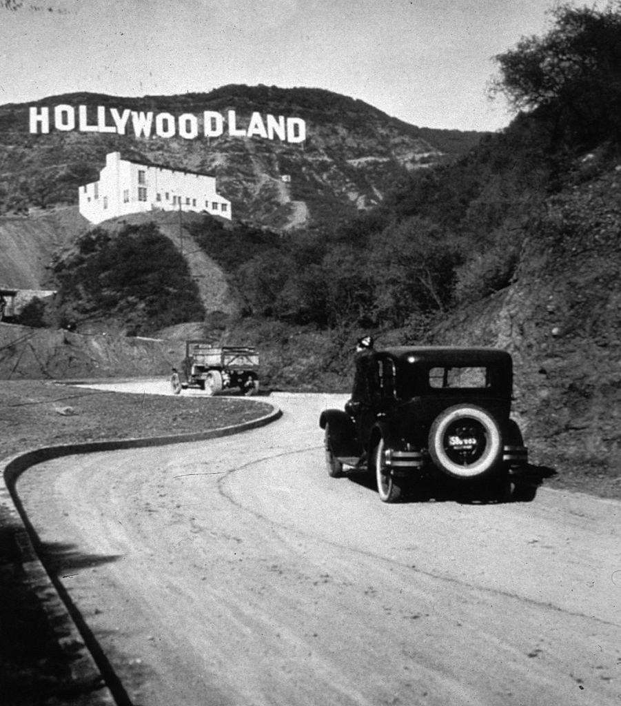 Das ehemalige Hollywoodschriftzug Hollywoodland