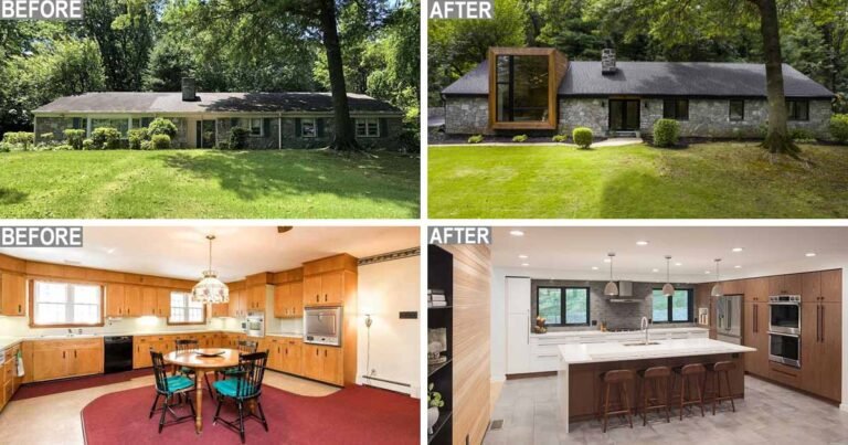 Before & After – A Remodeled 1950s Ranch Home