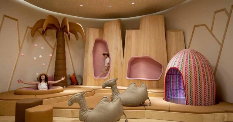 A Playroom Inside This Hotel Was Designed With A Desert Theme