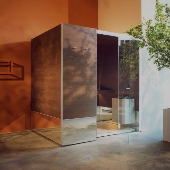 The magical lightness of EFFE’s Aladdin Sauna and the Natural wellness collection | News | Architonic