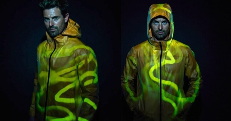 vollebak unveils new color-shifting ‘firefly’ jacket