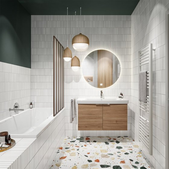 the refreshed Architectura bathroom collection by..