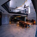 Haushaus / Akitephile - Exterior Photography, Lighting, Glass, Chair, Beam
