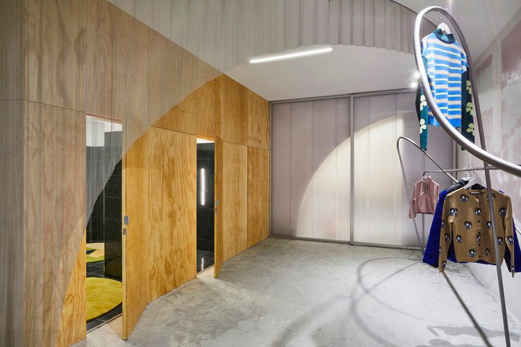 Sandy Liang Store / Almost Studio - Interior Photography, Stairs, Arch