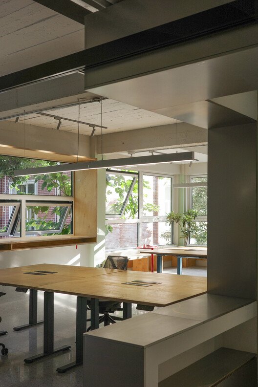 Health & Beauty Office Space / Shang Interior Architects - Interior Photography, Wood, Lighting, Table, Chair, Glass