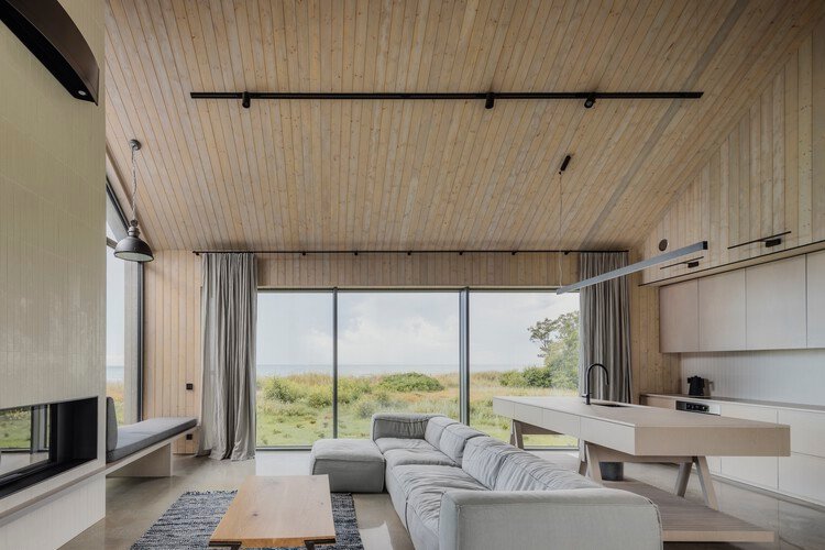 Pāvilosta Residence / OAD - Interior Photography, Living Room, Table, Chair