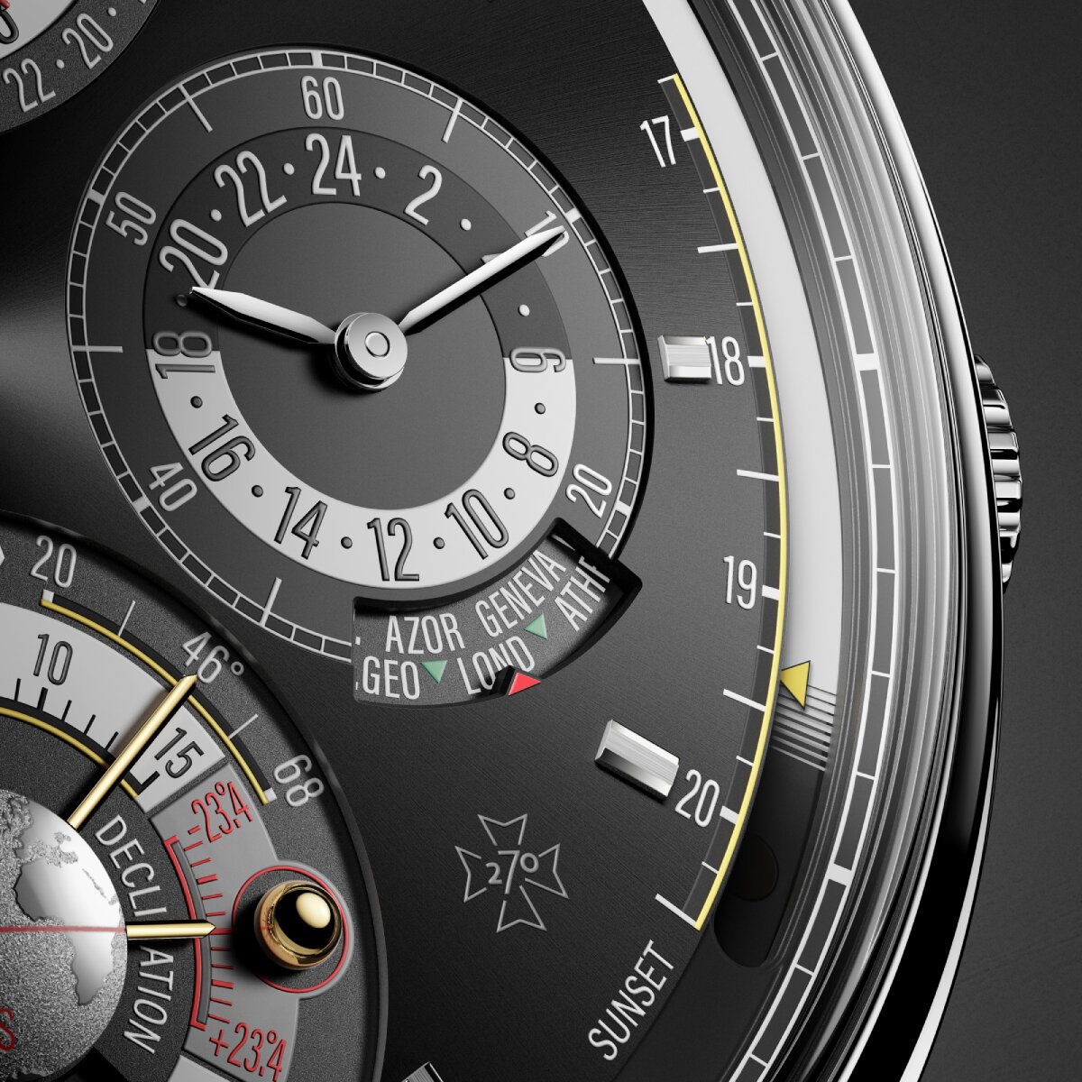 vacheron constantin's 'most complicated wristwatch ever' tracks both standard and solar time