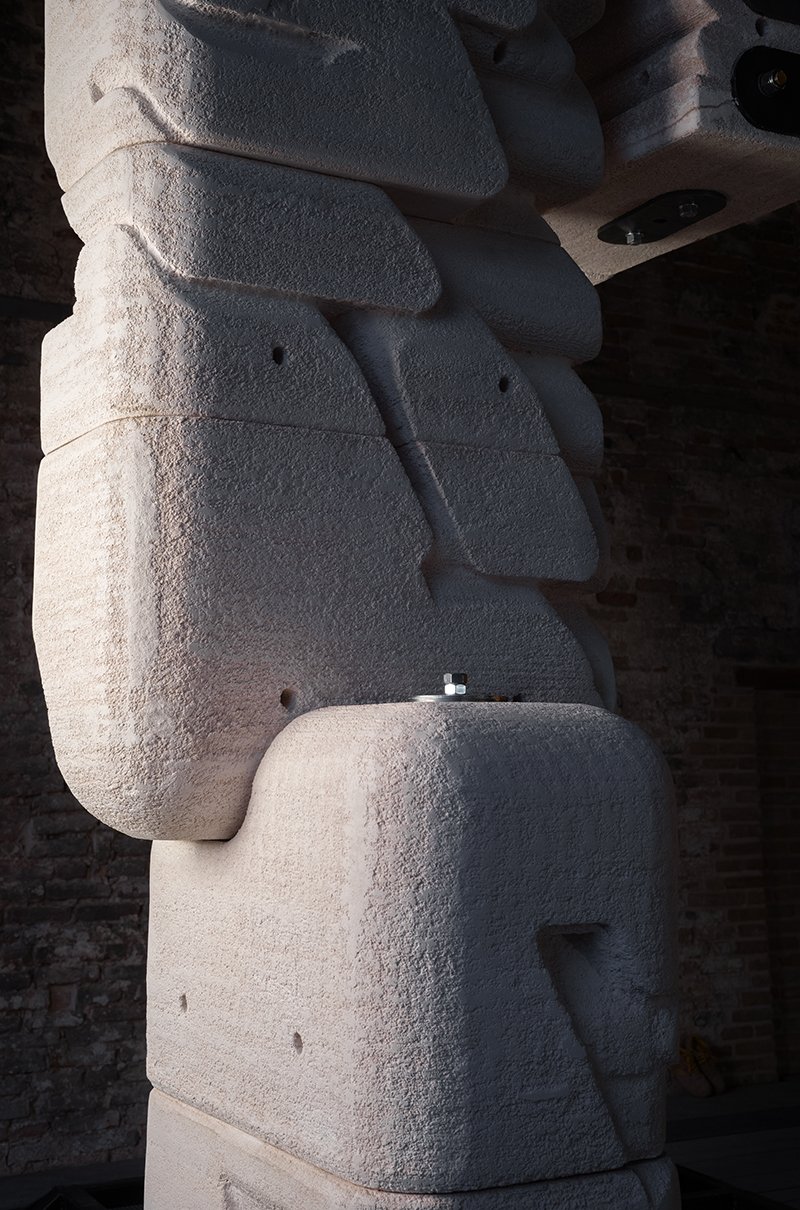 3D printed marble dust
